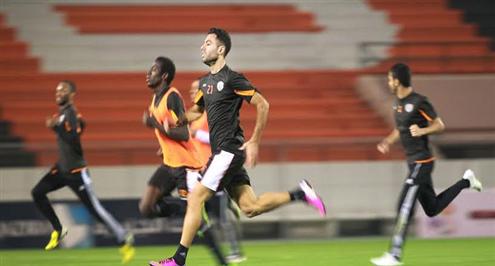 بالصور.. الليوث يواصلون الاستعداد للنصر.. ومينجازو يغادر التدريبات مصاباً